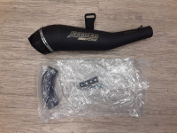 0380 / Neuwertig / Slip- On Endschalld&auml;mpfer Radical Racing GP Carbon Force Black Line