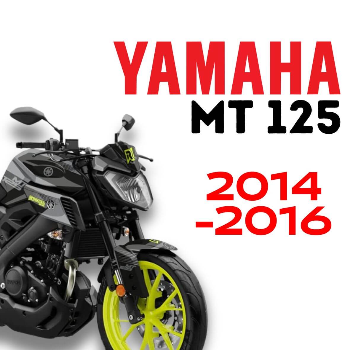 Yamaha MT 125 (2014 bis 2016) Tuning und Ersatzteile