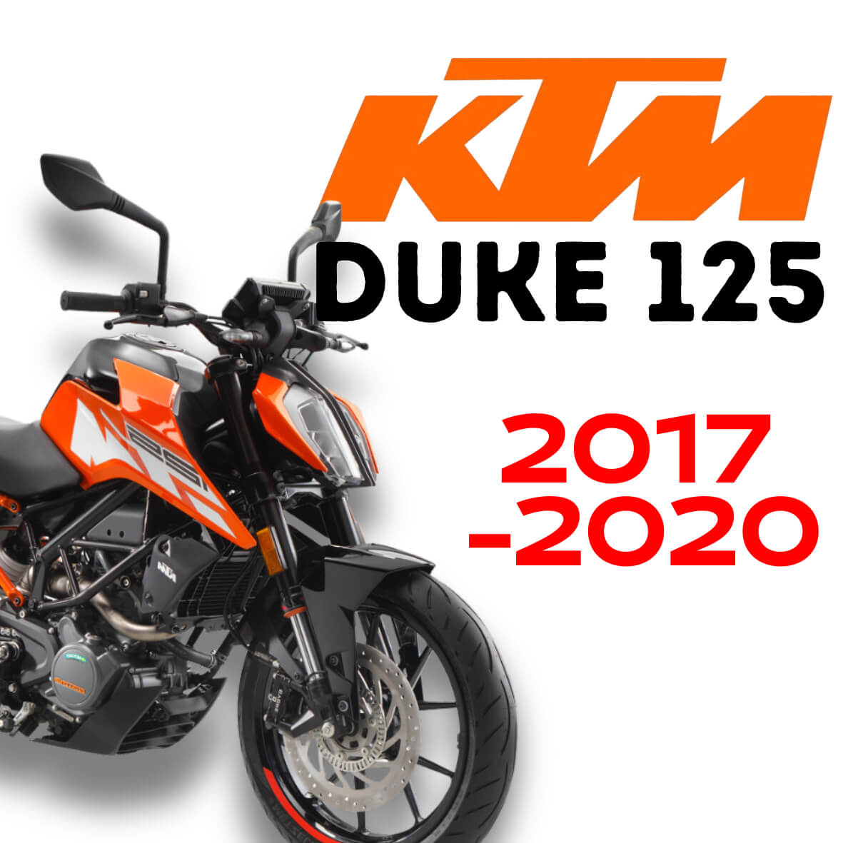 KTM Duke 125 2017 bis 2020 Tuning und Ersatzteile